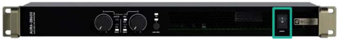 Ecler AURA-2B600 - Démarrage - 1