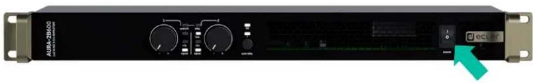 Ecler AURA-2B600 - Connexion au réseau électrique - 1