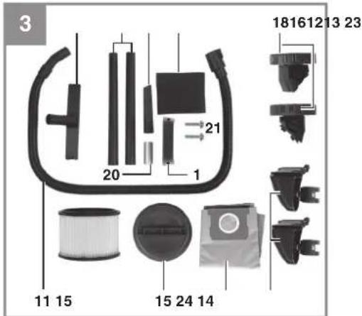 EINHELL TC-VC 3055 SA - 3