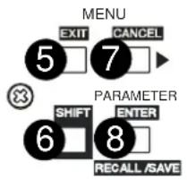 Ecler DAM614 - Touches de configuration - 1