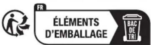 FR ÉLÉMENTS D'EMBALLAGE BAC DE TRI