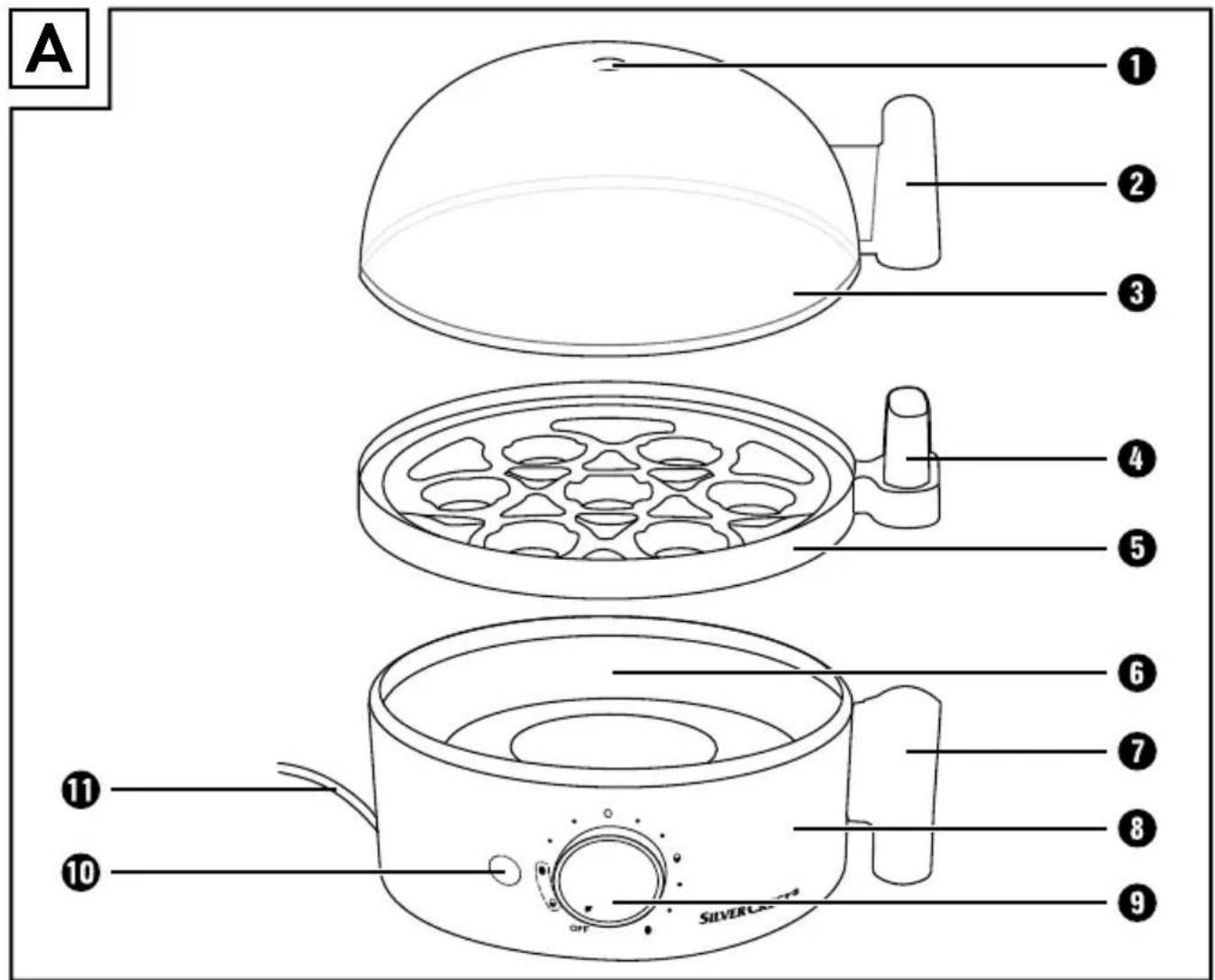 SILVERCREST SEK 450 A1 - ÄGGEKOGER - 1