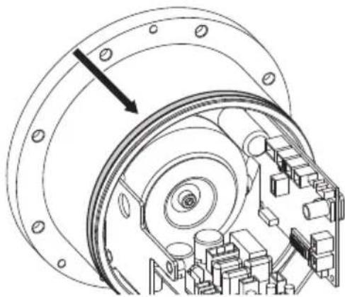 Videotec Maximus MHX - Replacing the gasket - 1