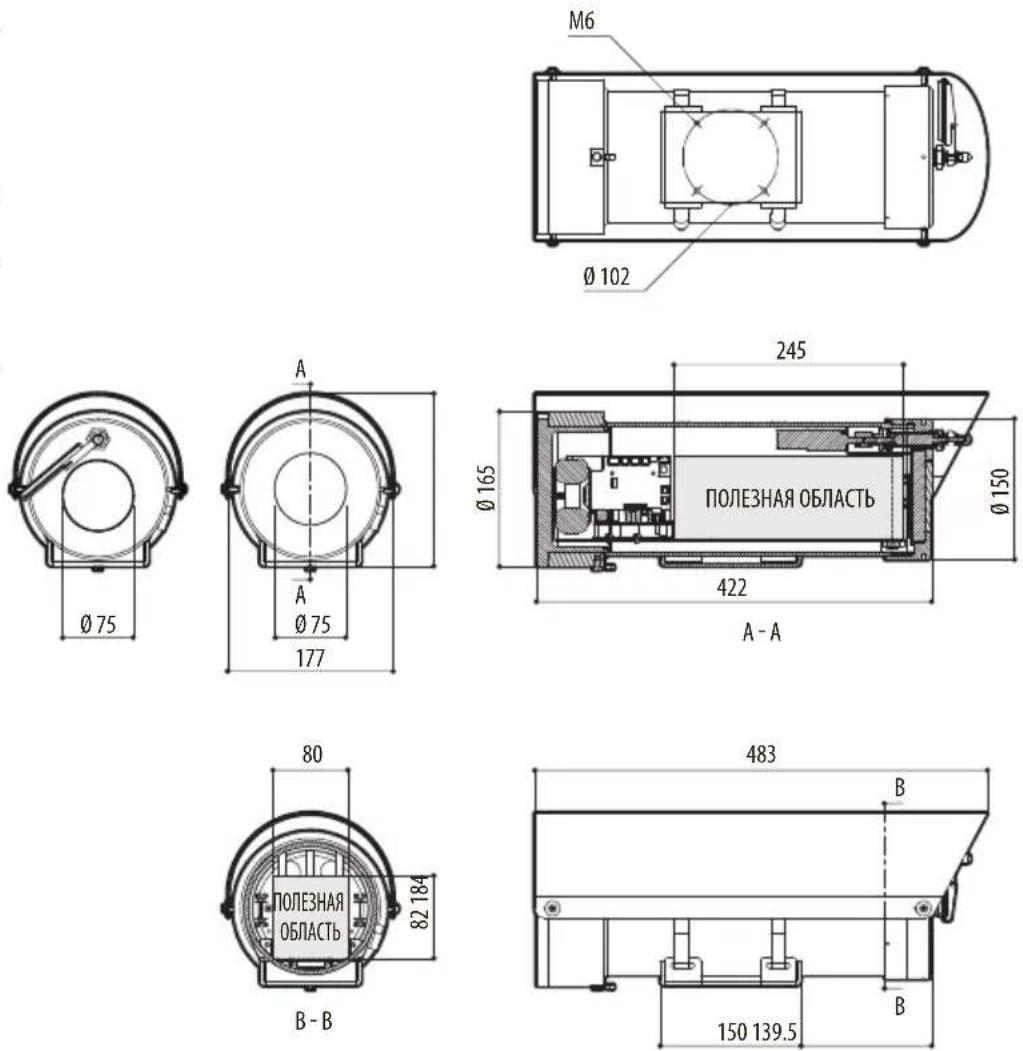 Videotec Maximus MHX - Технические чертежи - 2