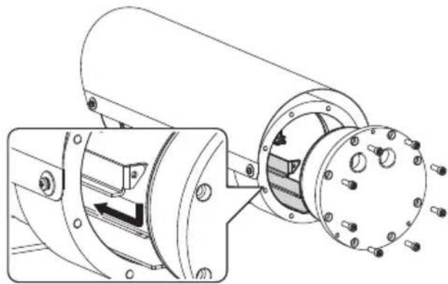 Videotec Maximus MHX - Schließen des Gehäuses - 3