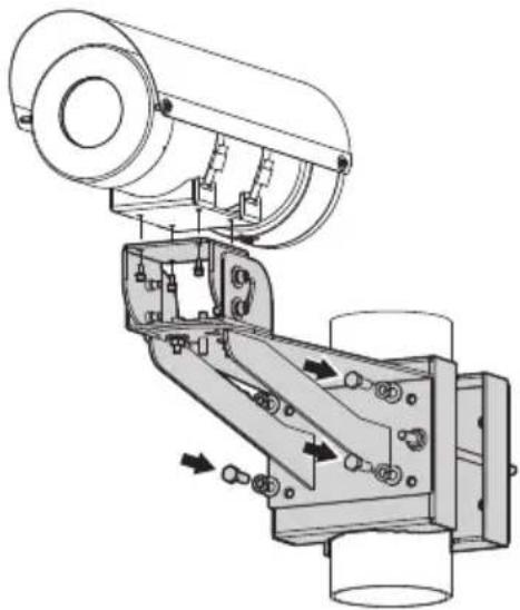 Videotec Maximus MHX - Pay attention to the fixing. Tightening torque: 35Nm. - 1