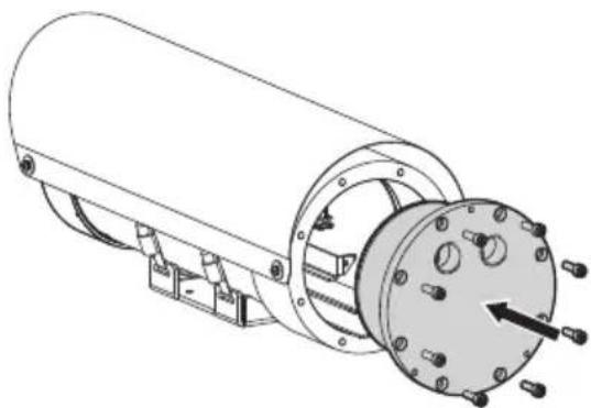Videotec Maximus MHX - Schließen des Gehäuses - 7