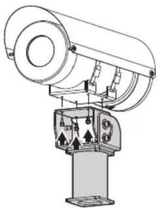 Videotec Maximus MHX - Befestigung an der Brüstung - 2