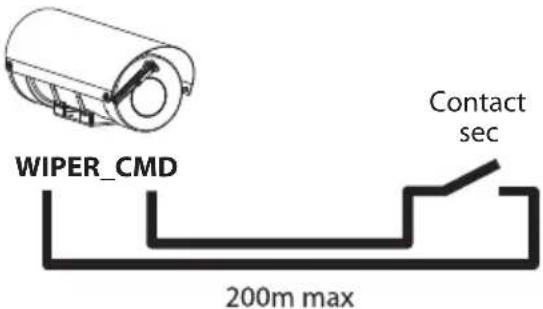 Videotec Maximus MHX - Validation par le bouton à distance - 1