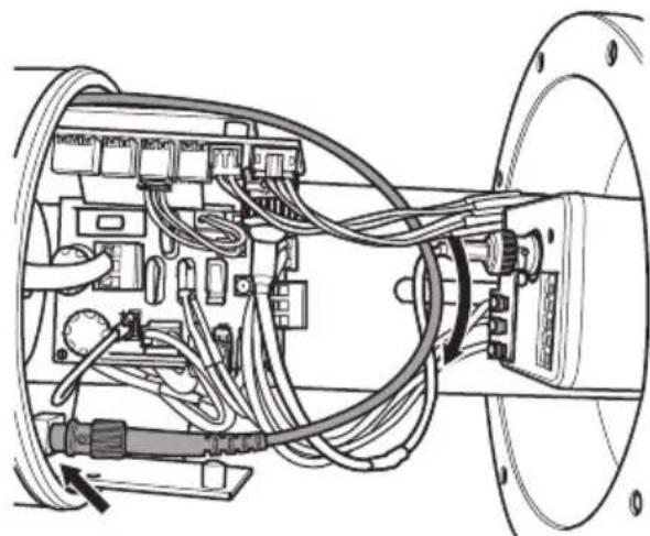 Videotec Maximus MHX - For further details please refer to the manual of the optical fibre receiver. - 1