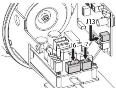 Videotec Maximus MHX - Connection of the camera power supply in 24Vac, 120Vac, 230Vac and 12Vdc for MHX with wiper and for MHXT - 1