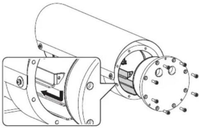 Videotec Maximus MHX - Fermeture du caisson - 3