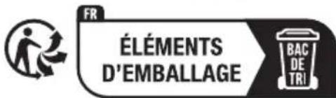 FR ÉLÉMENTS D'EMBALLAGE BAC DE TRI