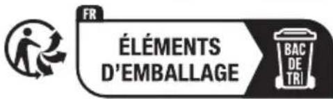 FR ÉLÉMENTS D'EMBALLAGE BAC DE TRI