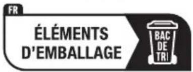 FR ÉLÉMENTS D'EMBALLAGE BAC DE TRI