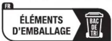 FR ÉLÉMENTS D'EMBALLAGE BAC DE TRI
