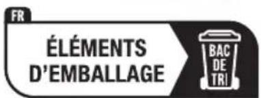 FR ÉLÉMENTS D'EMBALLAGE BAC DE TRI