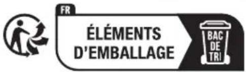 FR ÉLÉMENTS D'EMBALLAGE BAG DE TRI