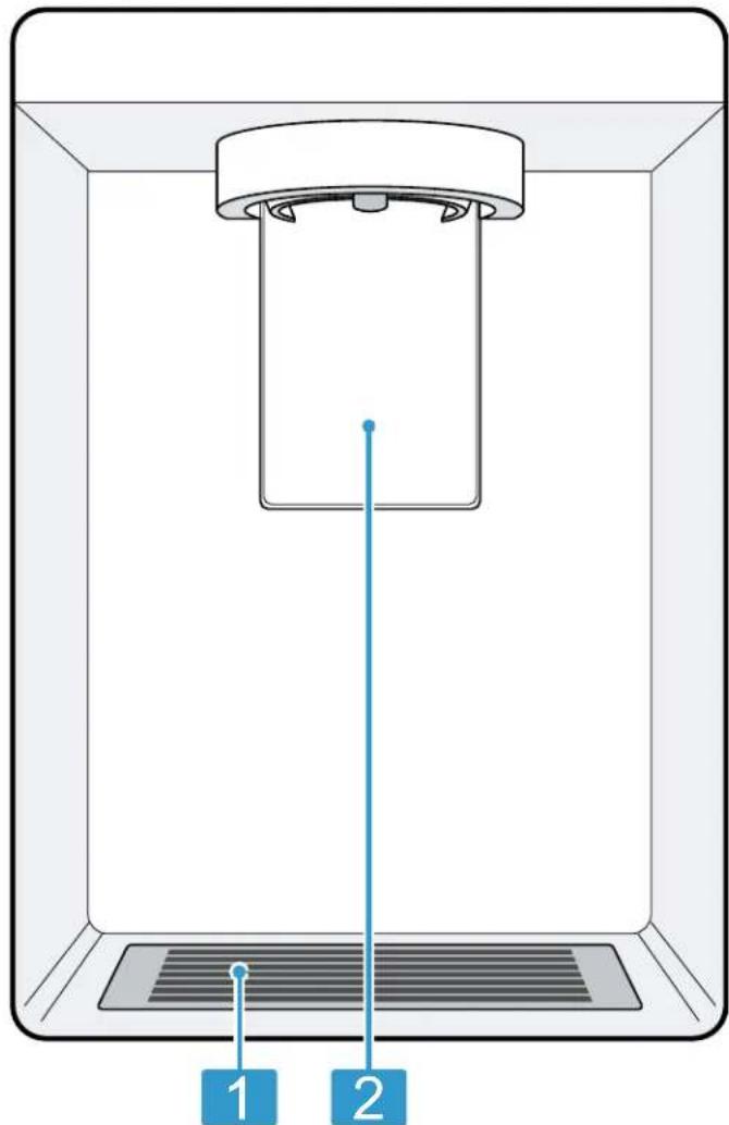 BOSCH B36CD80SNS - Controls (ice and water dispenser) - 1