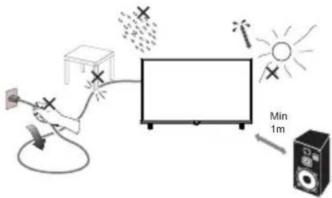 HAIER H32K85FFX - TURNNING ON THE TV - 1