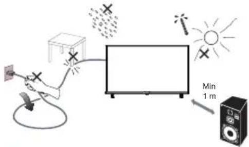 HAIER H43K85FUX - ACCENSIONE DEL TELEVISORE - 1