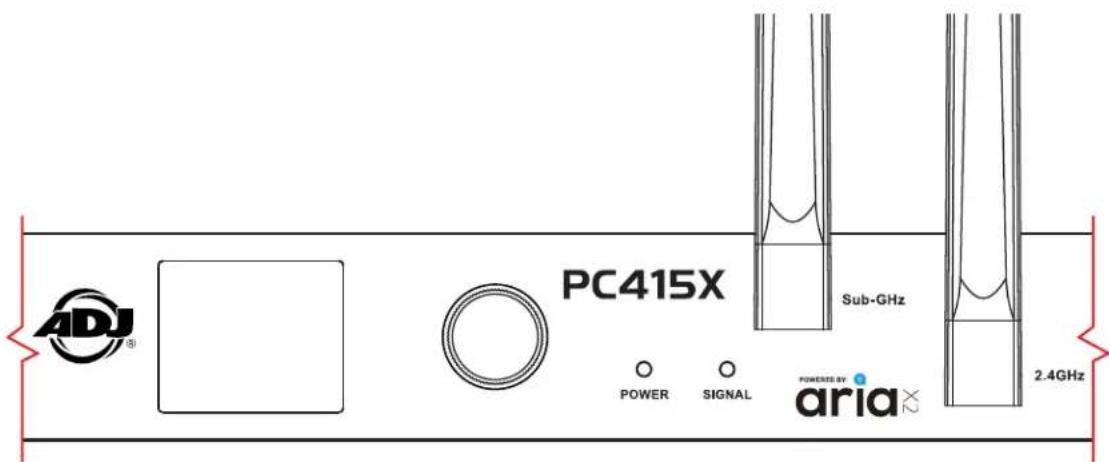 ADJ® PC415X Sub-GHz POWER SIGNAL aria x2 2.4GHz