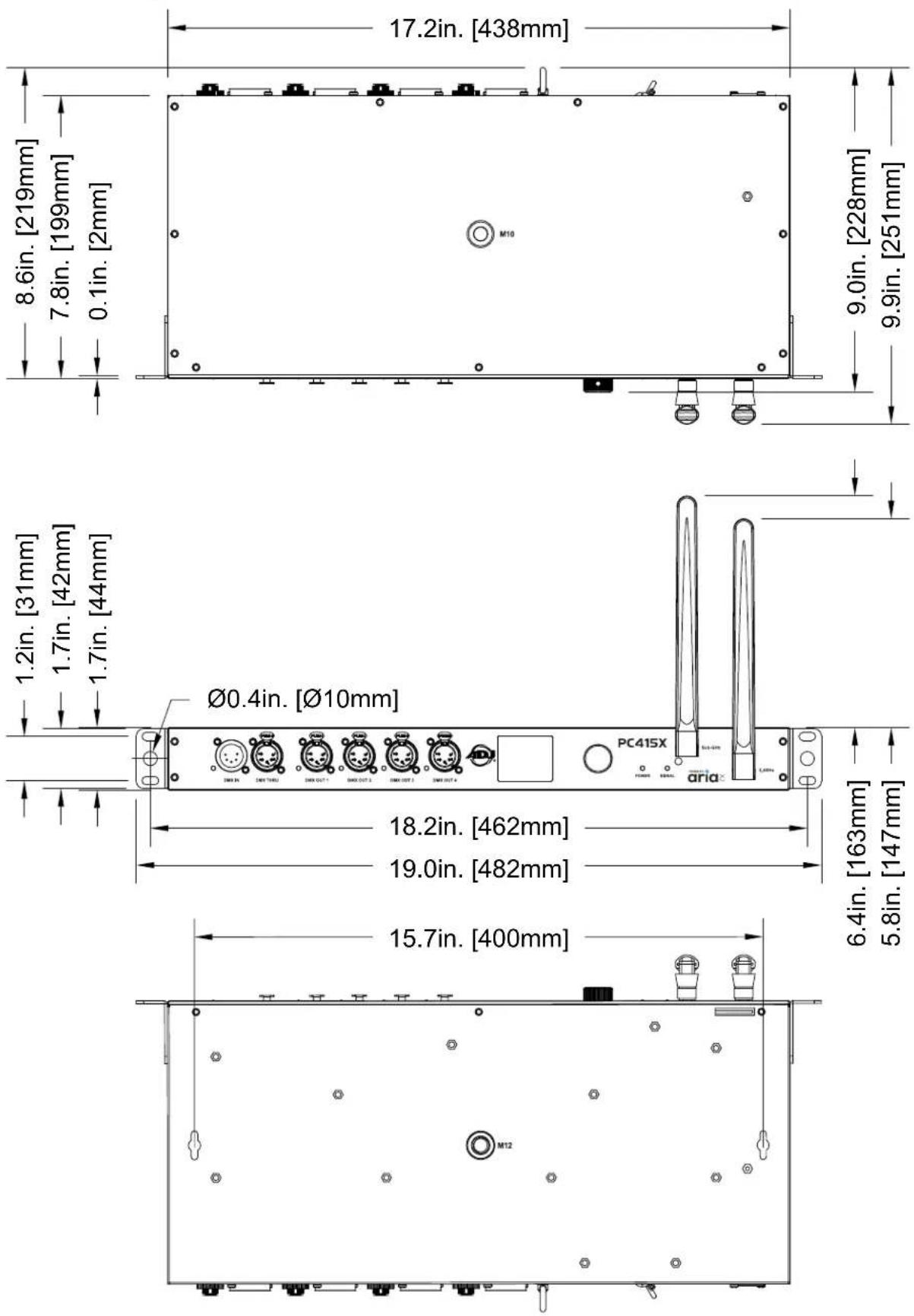 Adj PC415X - Homologations et accessoires inclus : - 1