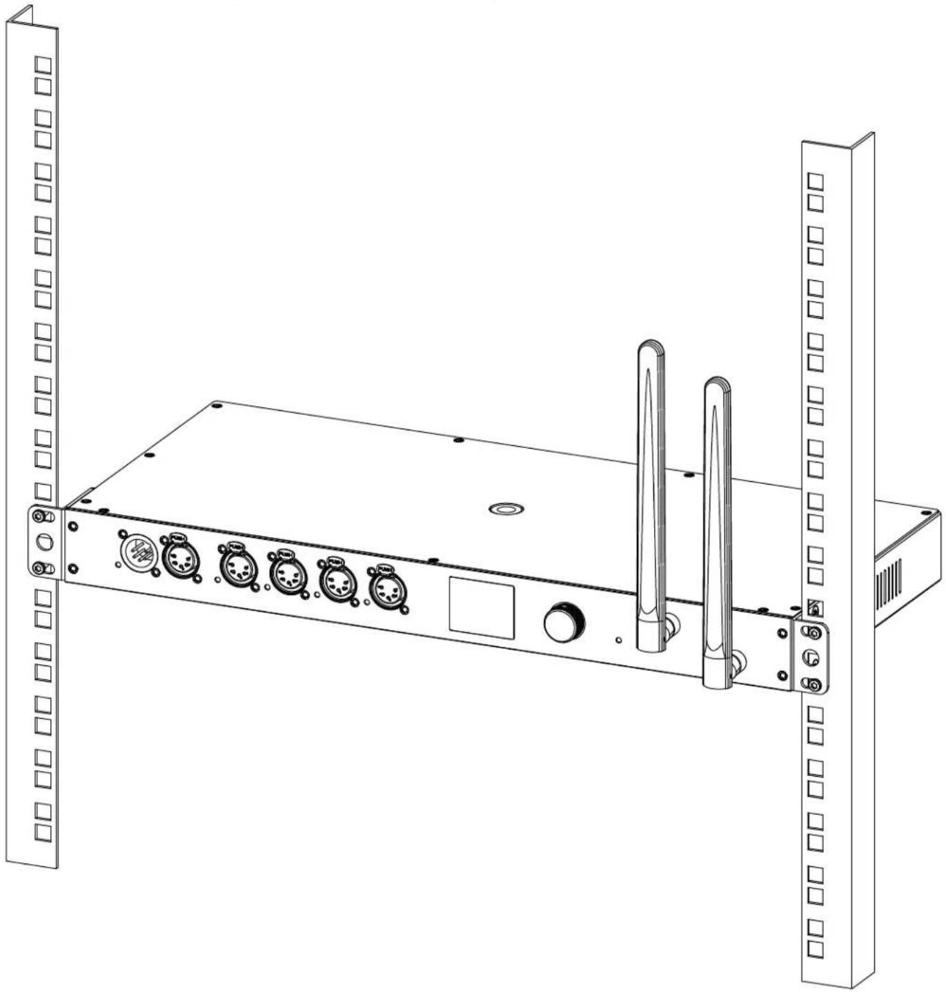 Adj PC415X - INSTALLATION SUR SUPPORT DE RACK - 1