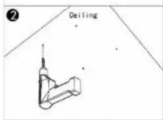 NEO tools 90-104 - Ceiling installation: - 3