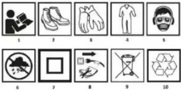 Graphite 58G541 - PICTOGRAMMES ET AVERTISSEMENTS - 1
