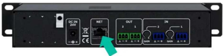 Ecler BOB-22 - Port Ethernet / Dante/AES67 - 1