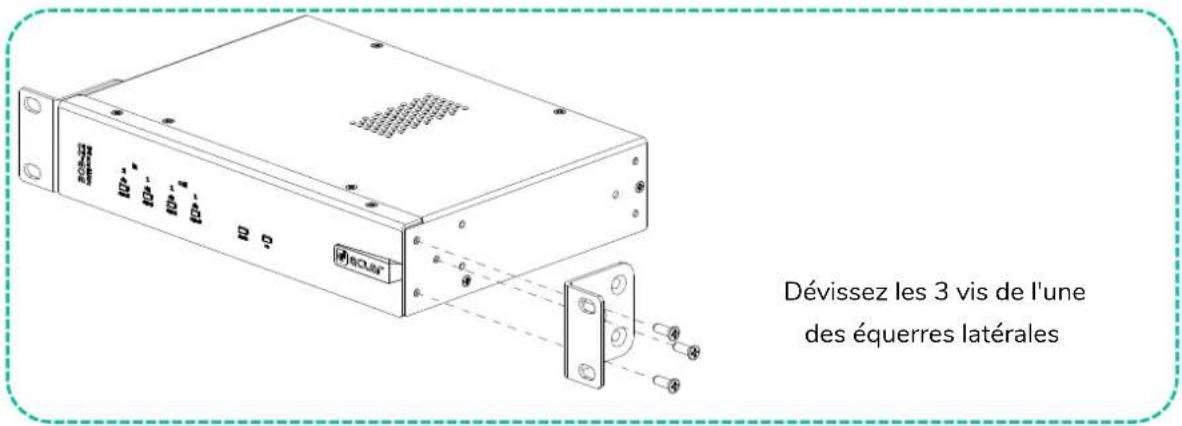 Ecler BOB-22 - Montage de l'adaptateur pour demi-rack - 1