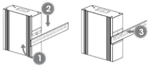 Intellinet 509107 - Installation du DIN-Rail - 1