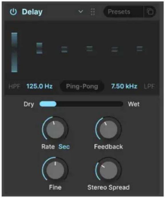 Arturia JUP-8000 V - Delay - 1