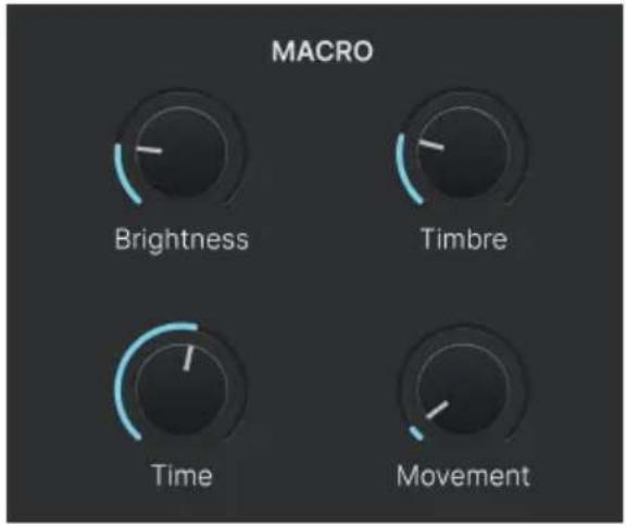 Arturia JUP-8000 V - Boutons Macro - 1