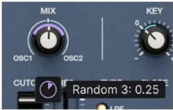 Arturia JUP-8000 V - Assigner une modulation - 3