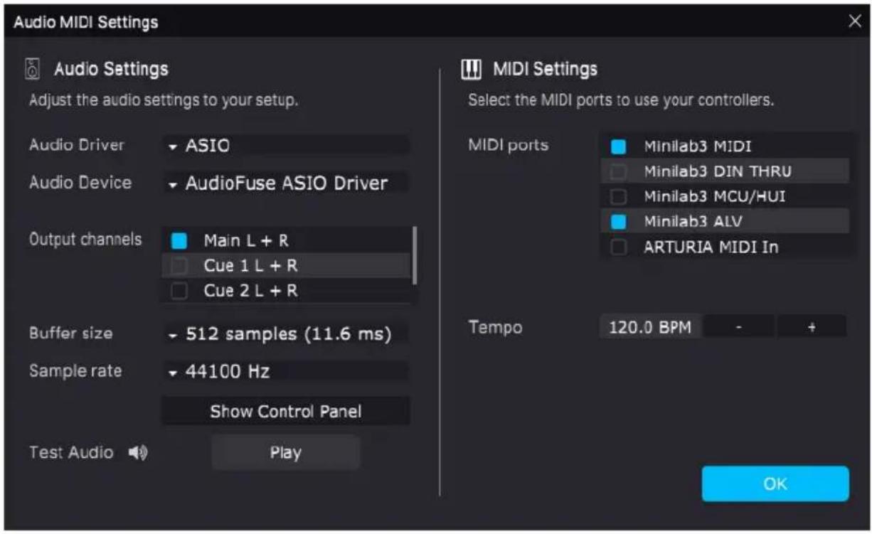 Arturia JUP-8000 V - Audio Midi Settings : Windows - 3