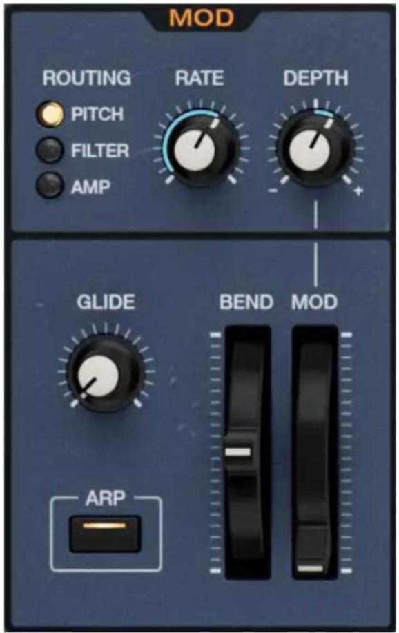 Arturia JUP-8000 V - Contrôles de performance - 1