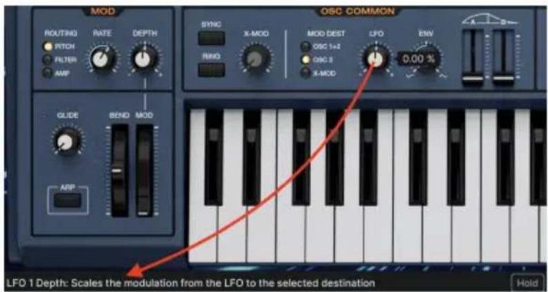 Arturia JUP-8000 V - Descriptions des paramètres - 1