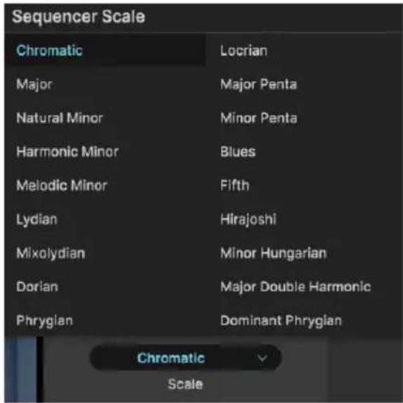 Arturia JUP-8000 V - Sequencer Scales - 1
