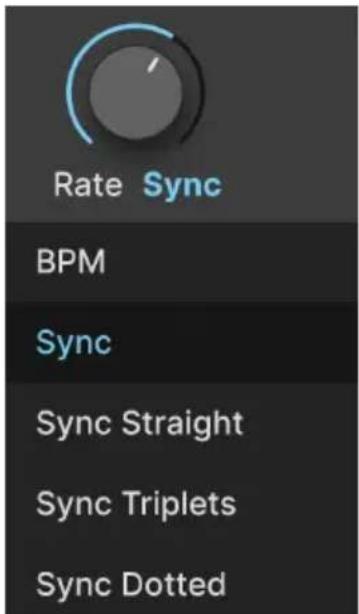 Arturia JUP-8000 V - Rate et Tempo Sync - 1