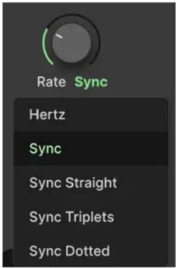 Arturia JUP-8000 V - Function Rate et Tempo Sync - 1