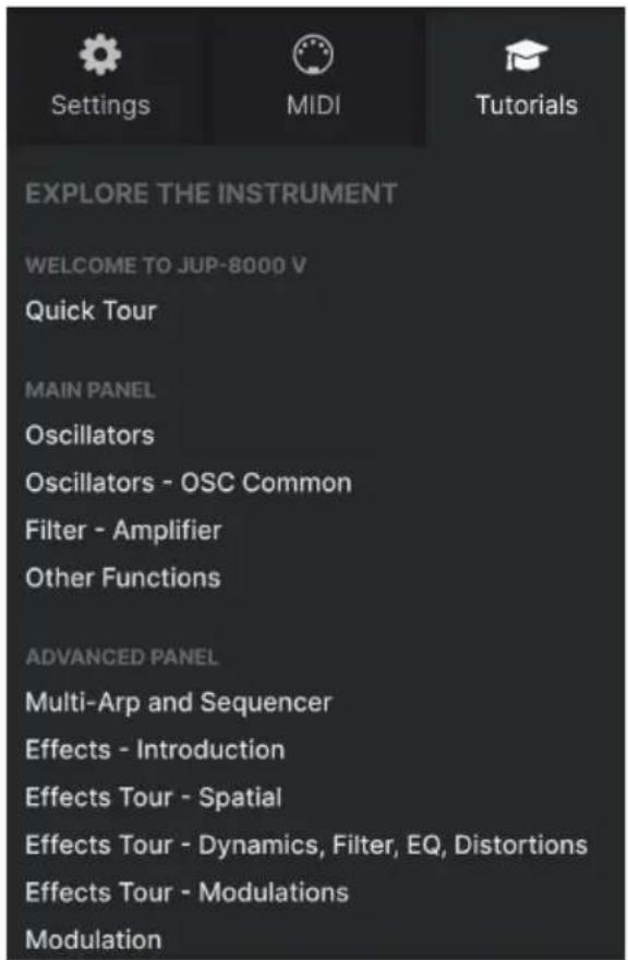 Arturia JUP-8000 V - Tutorials - 1