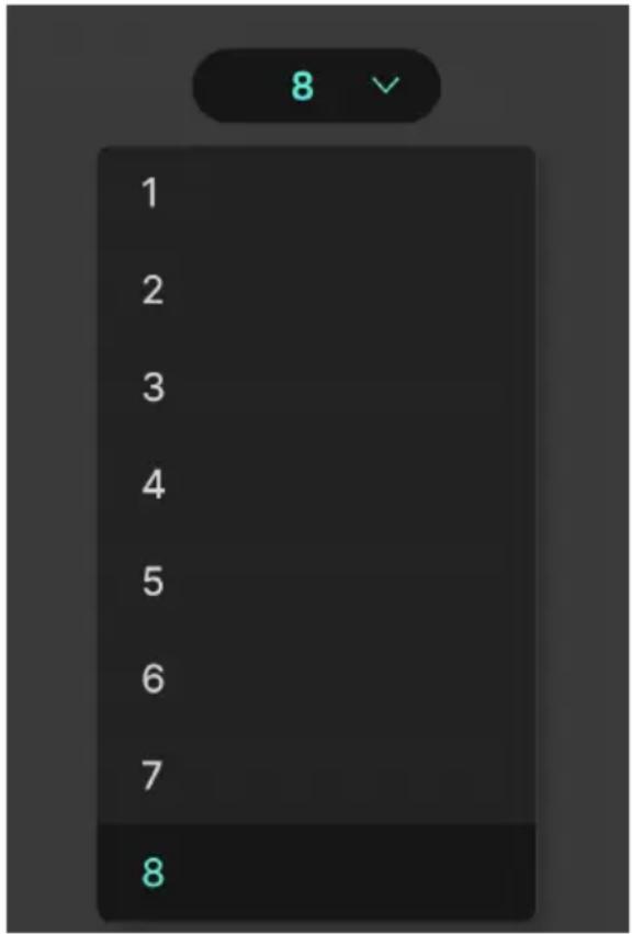 Arturia JUP-8000 V - Voice Count et Mode - 1