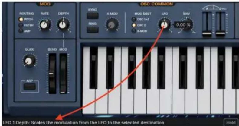 Arturia JUP-8000 V - Descriptions des paramètres - 1