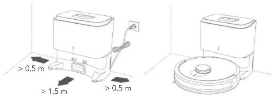 WILFA Innobot RVC-B4LIN+ - INSTALLING THE DUSTBIN STATION - 1