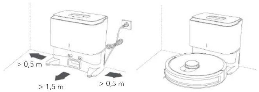 WILFA Innobot RVC-B4LIN+ - EINBAU DER STAUBBEHÄLTER-STATION - 1
