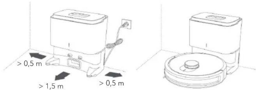 WILFA Innobot RVC-B4LIN+ - INSTALACJA STACJI DOKUJĄCEJ - 1