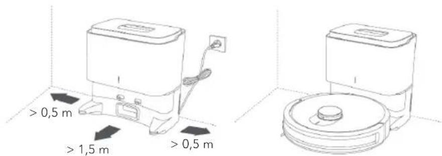WILFA Innobot RVC-B4LIN+ - TYHJENNYSASEMAN ASENNUS - 1