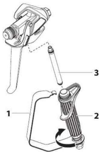 WAGNER ProSpray 3.25 Connect - INTAKE FILTER IN AIRLESS SPRAY GUN (FIG. 10) - 2